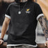 Retro Tiger Embroidered T-Shirt – Men’s 240g Bamboo Summer Tee